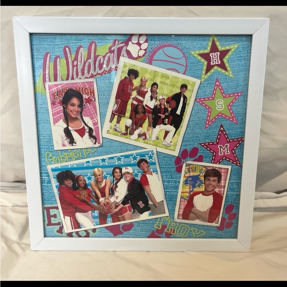 High School Musical Disney Framed Picture Frame Art Wall Decor 13x13